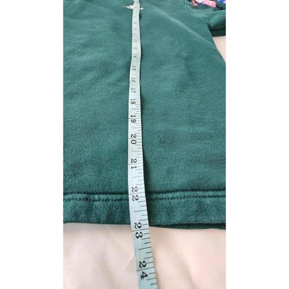 Adidas Women's Green Hoodie with Colorful Stripes Size Medium - Picture 7 of 8